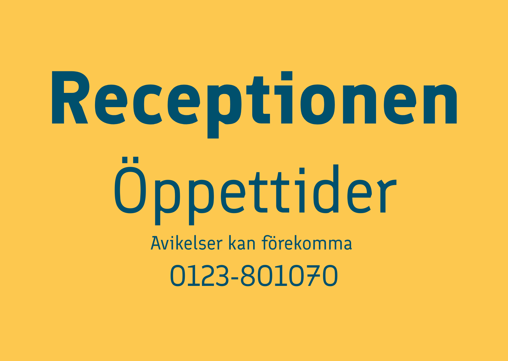 Öppettider rec